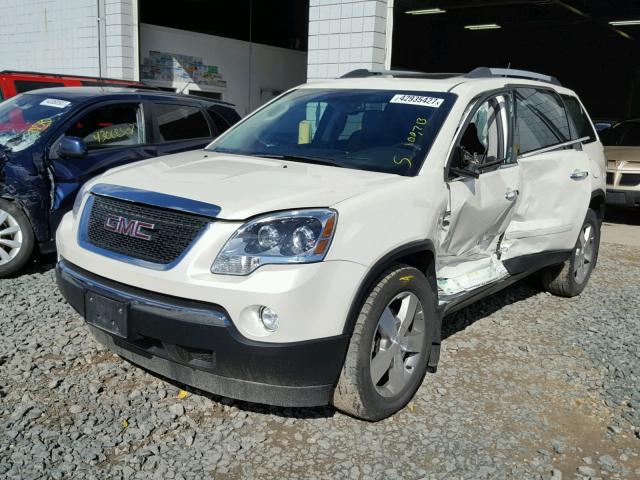 1GKKVSED9BJ122262 - 2011 GMC ACADIA WHITE photo 2