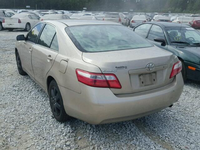 4T1BE46KX7U038506 - 2007 TOYOTA CAMRY NEW GOLD photo 3