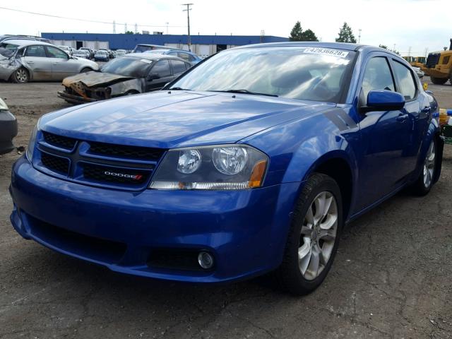 1C3CDZBG2CN290737 - 2012 DODGE AVENGER R/ BLUE photo 2