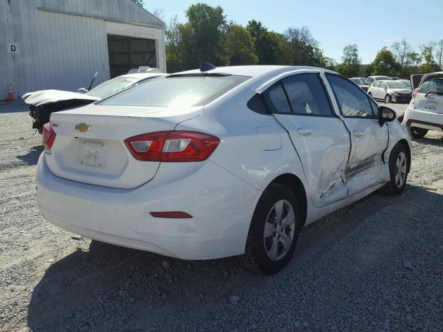 3G1BC5SM0HS550616 - 2017 CHEVROLET CRUZE LS WHITE photo 4