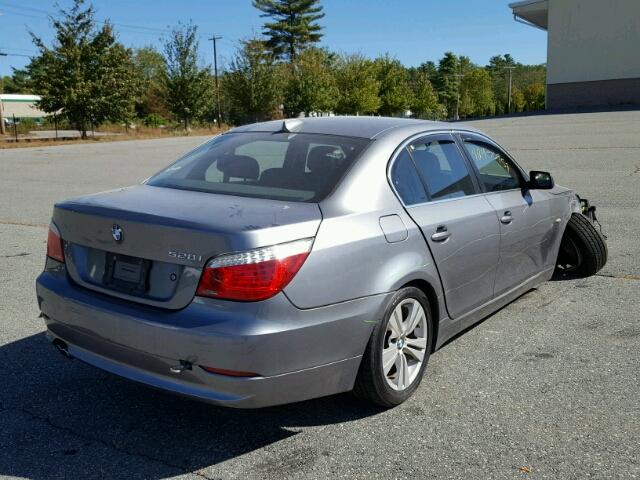 WBANV13579C154086 - 2009 BMW 528 XI GRAY photo 4