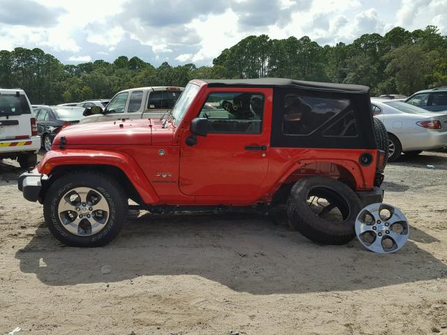 1C4AJWBG1HL680564 - 2017 JEEP WRANGLER S 红色 照片 9
