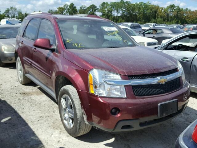 2CNDL53F896215034 - 2009 CHEVROLET EQUINOX LT MAROON photo 1