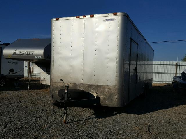 5WKBE3024G1038133 - 2016 CARGO TRAILER GRAY photo 2