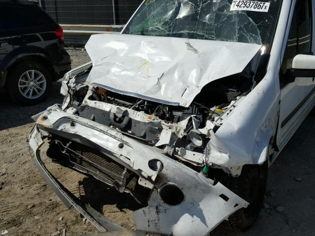 NM0KS9CN7DT155421 - 2013 FORD TRANSIT CO WHITE photo 9