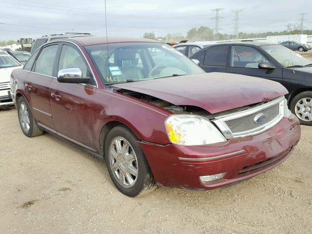 1FAHP25197G121385 - 2007 FORD FIVE HUNDR BURGUNDY photo 1