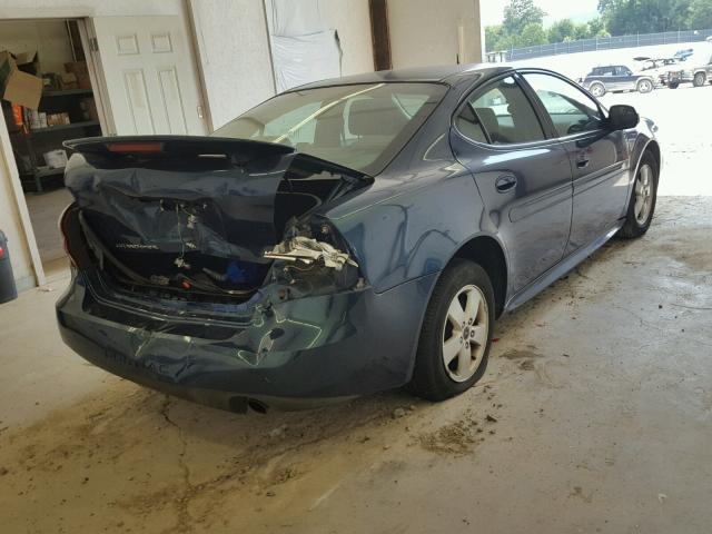 2G2WP522551230344 - 2005 PONTIAC GRAND PRIX BLUE photo 4