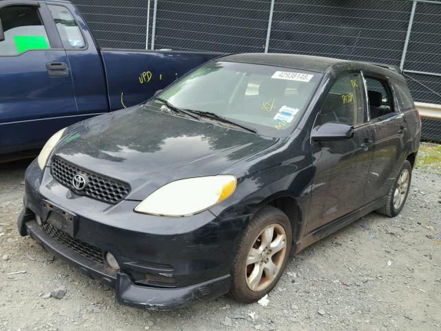 2T1LR32E43C092446 - 2003 TOYOTA COROLLA MA BLACK photo 2