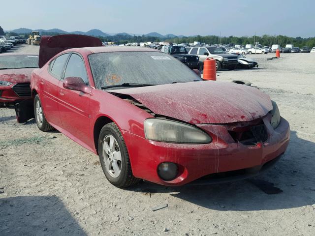 2G2WP552381102278 - 2008 PONTIAC GRAND PRIX RED photo 1