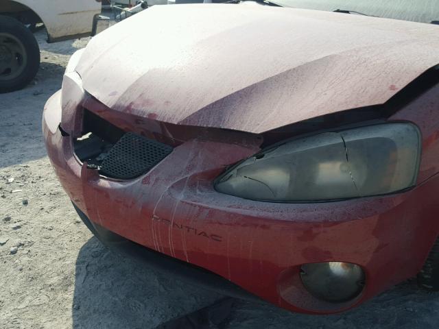 2G2WP552381102278 - 2008 PONTIAC GRAND PRIX RED photo 10