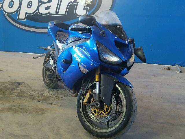 JKBZXJC185A015950 - 2005 KAWASAKI ZX636 BLUE photo 1