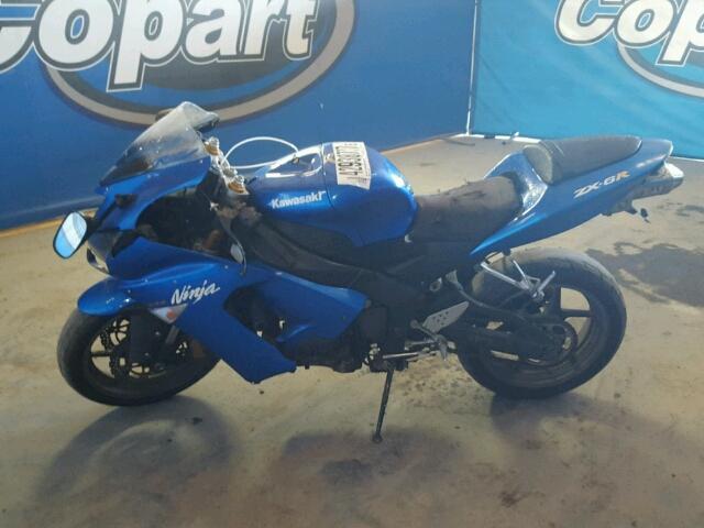 JKBZXJC185A015950 - 2005 KAWASAKI ZX636 BLUE photo 9