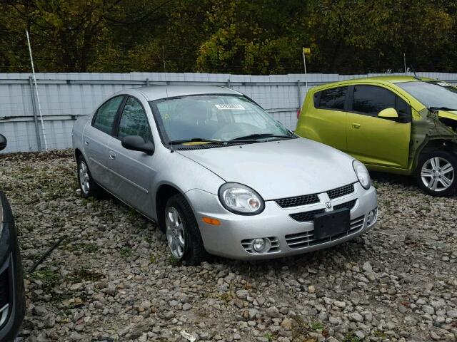 1B3ES46C63D166224 - 2003 DODGE NEON SX 2. SILVER photo 1