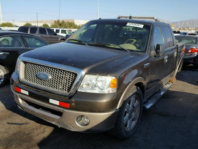 1FTPW12V86FB07301 - 2006 FORD F150 SUPER BROWN photo 2