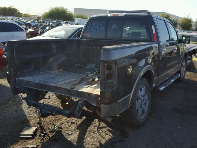 1FTPW12V86FB07301 - 2006 FORD F150 SUPER BROWN photo 4