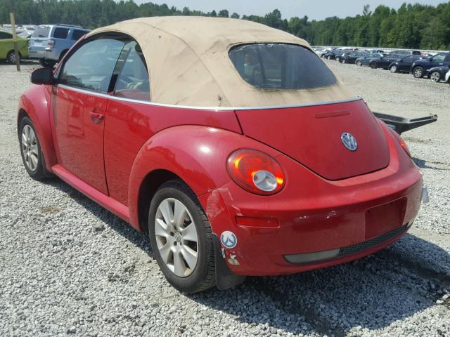 3VWPF31Y38M400739 - 2008 VOLKSWAGEN NEW BEETLE Qırmızı foto 3