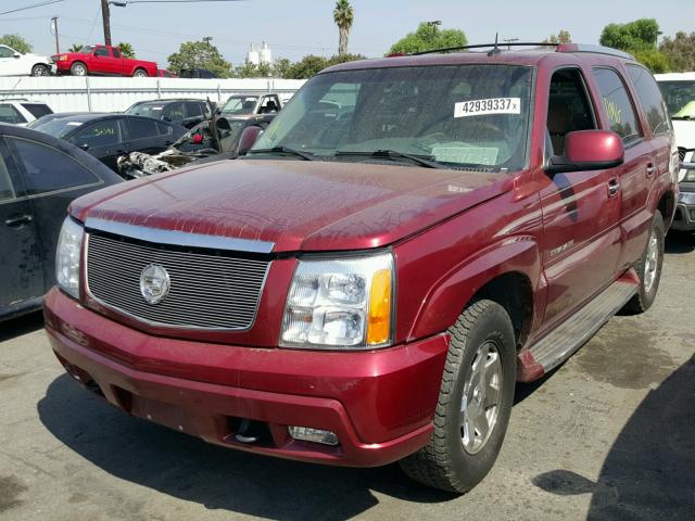 1GYEC63T43R222301 - 2003 CADILLAC ESCALADE MAROON photo 2