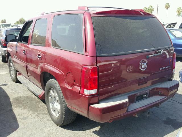 1GYEC63T43R222301 - 2003 CADILLAC ESCALADE MAROON photo 3