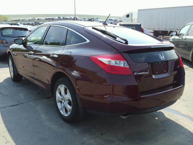 5J6TF2H56CL005160 - 2012 HONDA CROSSTOUR ბურგუნდია ფოტო 3