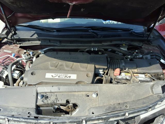 5J6TF2H56CL005160 - 2012 HONDA CROSSTOUR ბურგუნდია ფოტო 7