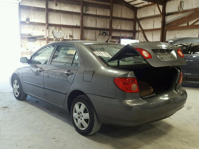 2T1BR32E17C732744 - 2007 TOYOTA COROLLA CE GRAY photo 3