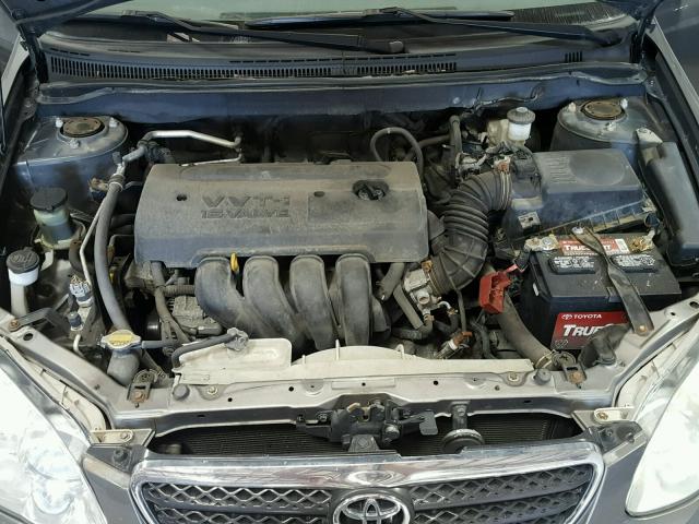 2T1BR32E17C732744 - 2007 TOYOTA COROLLA CE GRAY photo 7