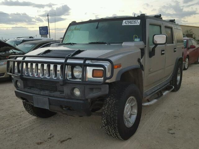 5GRGN23U85H104253 - 2005 HUMMER H2 BEIGE photo 2