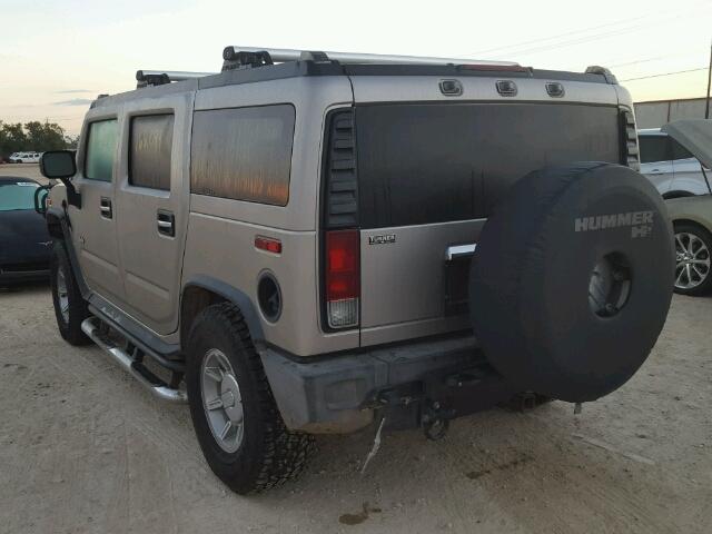 5GRGN23U85H104253 - 2005 HUMMER H2 BEIGE photo 3