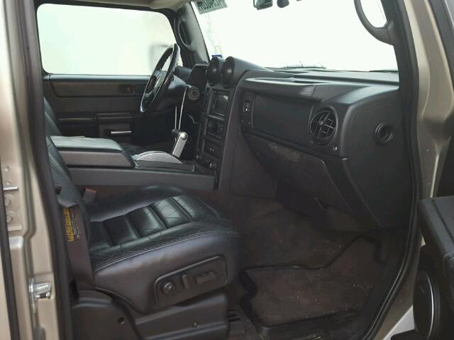 5GRGN23U85H104253 - 2005 HUMMER H2 米色 照片 5