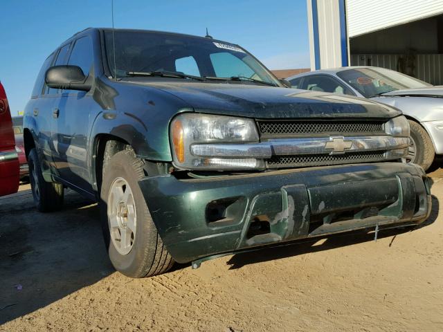 1GNDT13S742435305 - 2004 CHEVROLET TRAILBLAZE GREEN photo 1