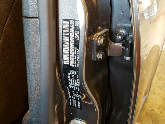 ZACCJBAB2JPH60397 - 2018 JEEP RENEGADE S Գրաֆիտ լուսանկար 10