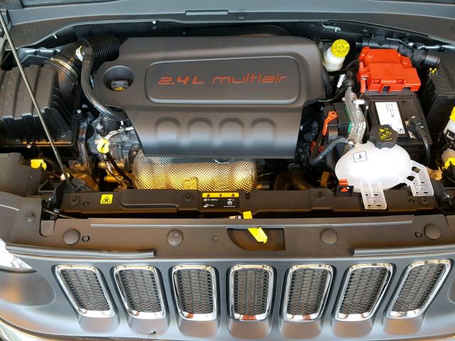 ZACCJBAB2JPH60397 - 2018 JEEP RENEGADE S Գրաֆիտ լուսանկար 7