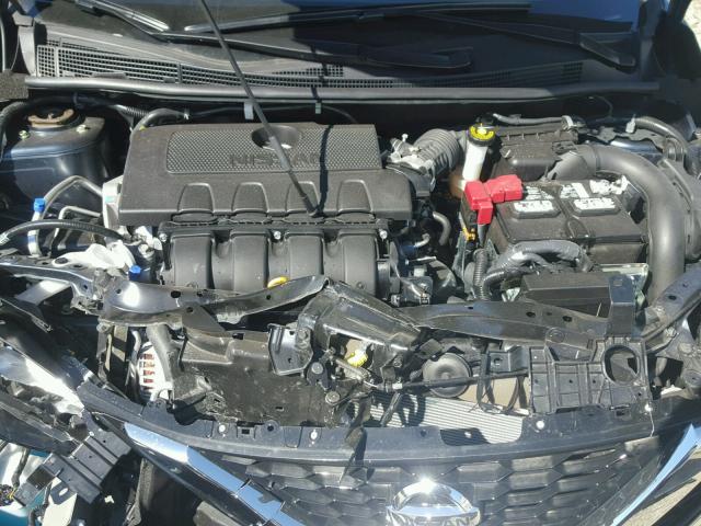 3N1AB7APXHY295969 - 2017 NISSAN SENTRA S BLUE photo 7