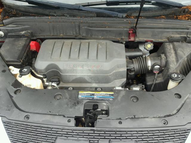 1GKEV33737J110826 - 2007 GMC ACADIA SLT მუქწითელი ფოტო 7