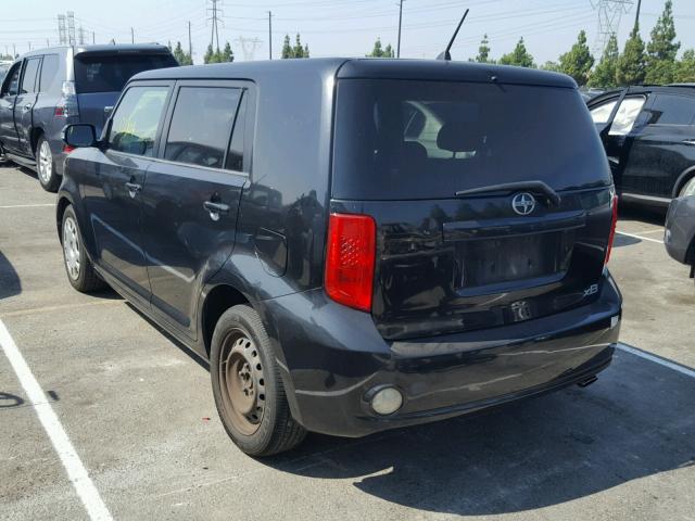 JTLKE50E181030637 - 2008 TOYOTA SCION XB Schwarz Foto 3