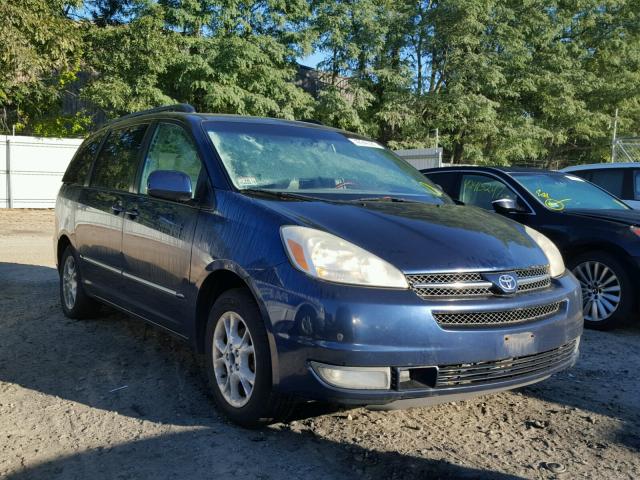 5TDZA22C25S312980 - 2005 TOYOTA SIENNA XLE BLUE photo 1