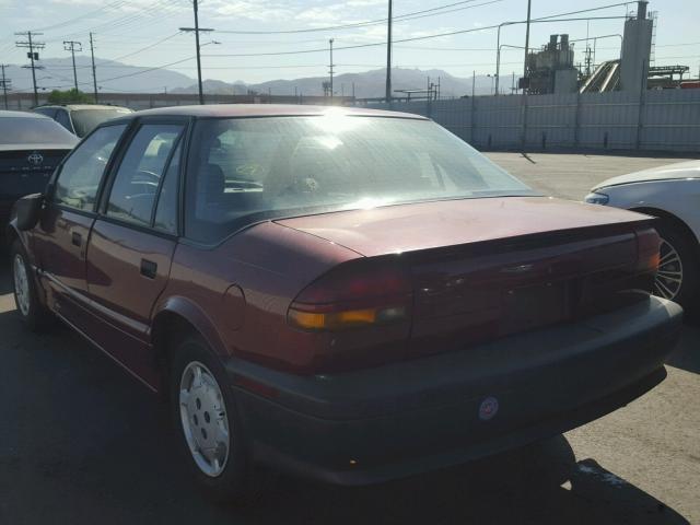 1G8ZH5591RZ276422 - 1994 SATURN SL1 BURGUNDY photo 3