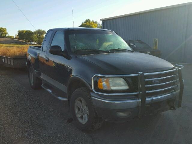 2FTRX08L92CA09874 - 2002 FORD F150 BLACK photo 1