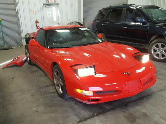 1G1YY22G225129082 - 2002 CHEVROLET CORVETTE RED photo 1