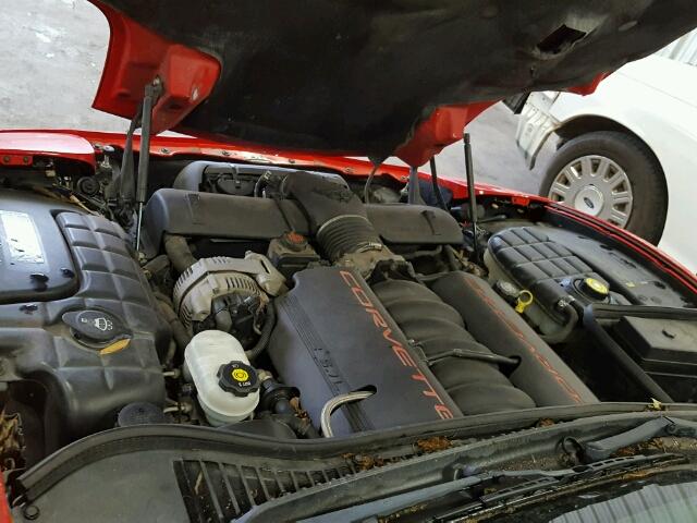 1G1YY22G225129082 - 2002 CHEVROLET CORVETTE RED photo 7