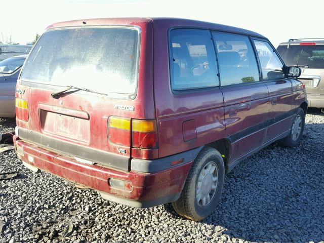 JM3LV5226R0617658 - 1994 MAZDA MPV WAGON RED photo 4