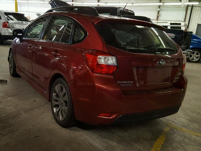 JF1GPAL62E8231349 - 2014 SUBARU IMPREZA SP RED photo 3