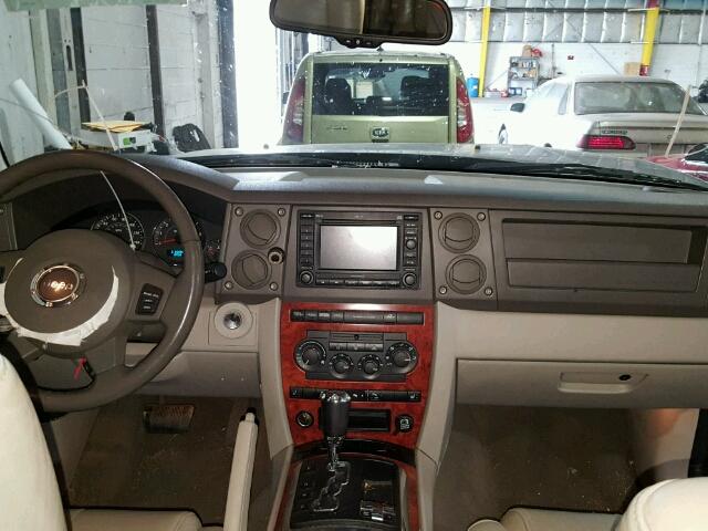 1J8HG58256C168525 - 2006 JEEP COMMANDER გრაფიტი ფოტო 9