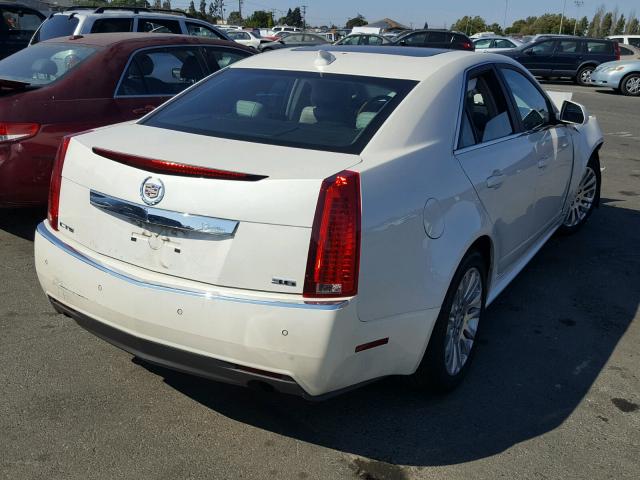 1G6DP5E31D0172625 - 2013 CADILLAC CTS PREMIU WHITE photo 4