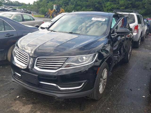 2LMTJ8KR1GBL66062 - 2016 LINCOLN MKX SELECT BLACK photo 2