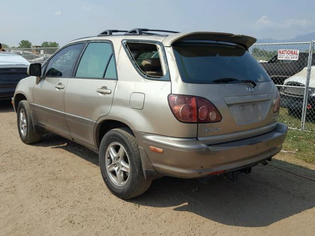 JT6HF10U2Y0097716 - 2000 LEXUS RX 300 GOLD photo 3