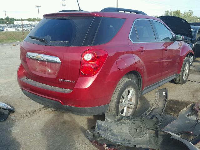 2GNALBEK9E1116639 - 2014 CHEVROLET EQUINOX RED photo 4