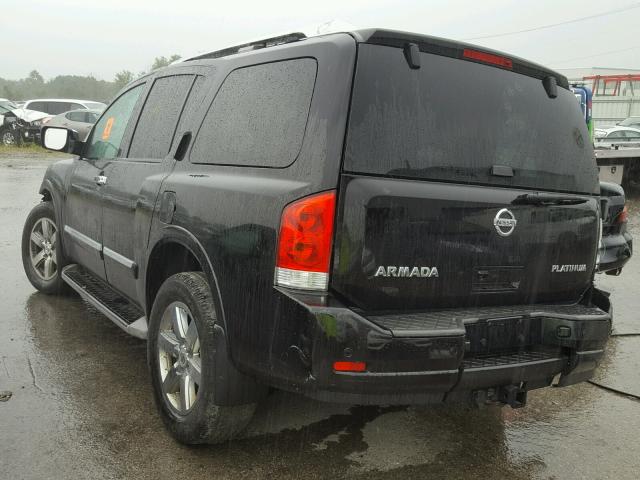 5N1AA0NE4AN621263 - 2010 NISSAN ARMADA PLA BLACK photo 3