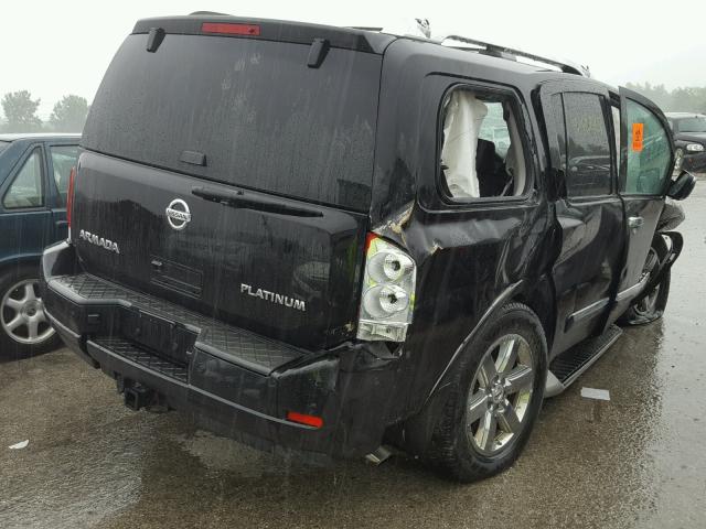 5N1AA0NE4AN621263 - 2010 NISSAN ARMADA PLA BLACK photo 4