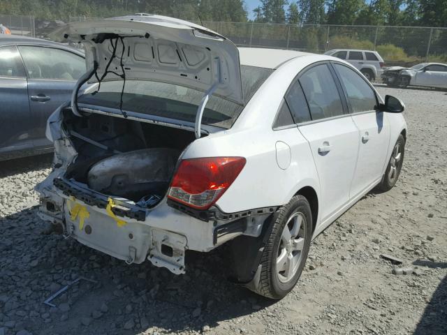 1G1PC5SB3D7322963 - 2013 CHEVROLET CRUZE LT WHITE photo 4